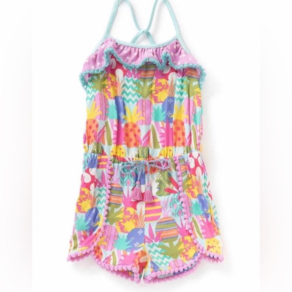 NWT! Matilda Jane Let's Go Together Pineapple Princess Romper Size 4